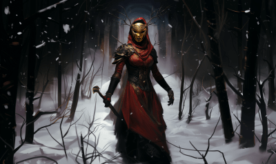Mysterious Yule Figure