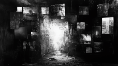 Dark Website Collage