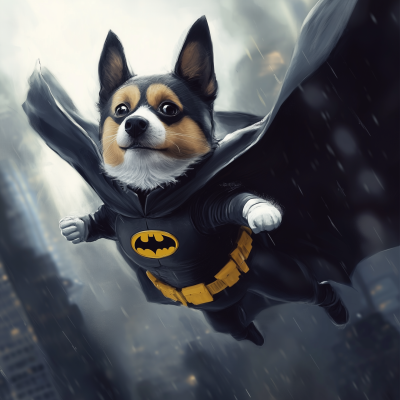 Corgi Batman