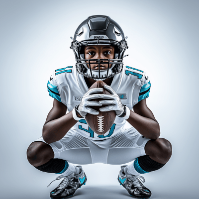 Youth NFL Football Players Photoshoot