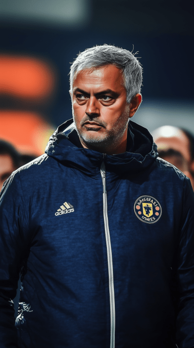 Mourinho with a lion
