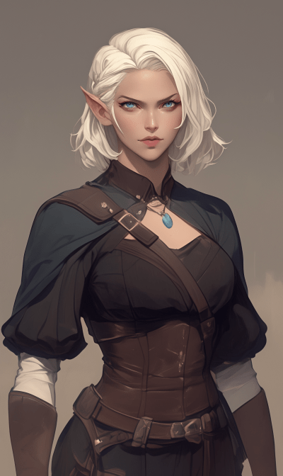 Elf Rogue Character Concept