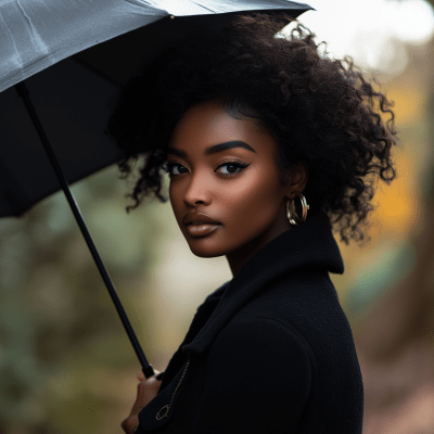 Beautiful Model in Nature