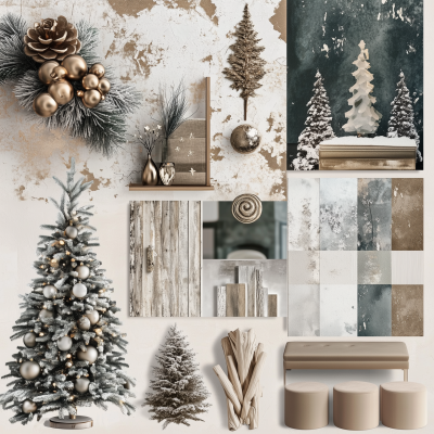 Christmas Interior Design Mood Board