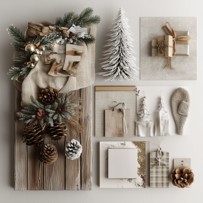 Christmas Interior Design Board