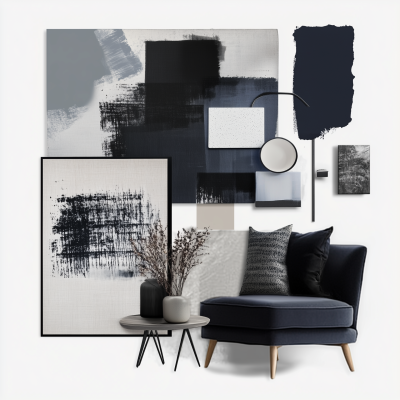 Bachelor Apartment Inspiration Board