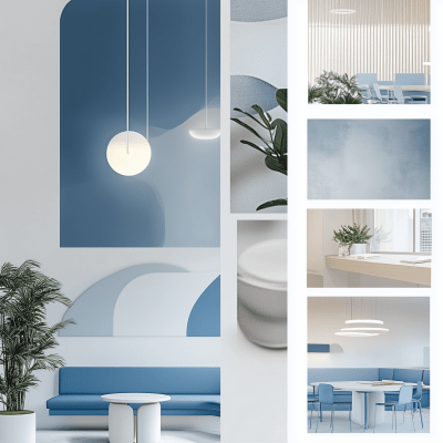Modern Shared Office Workspace