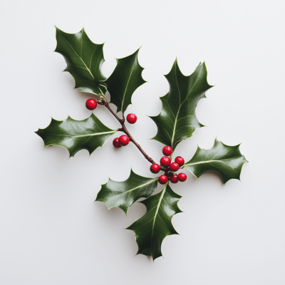 Holly Leaves and Berries