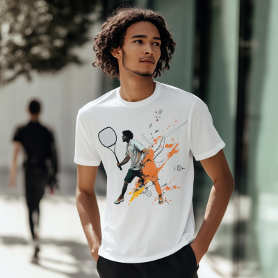 Badminton and Climbing Crew T