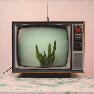 Retro Television Set