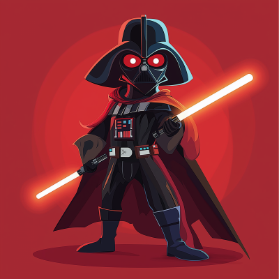 Captain Hook as Darth Vader