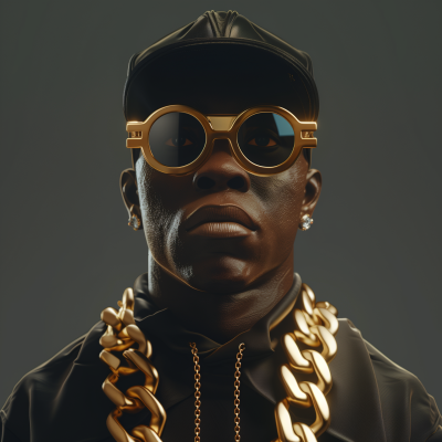 1980s Hip Hop Portrait