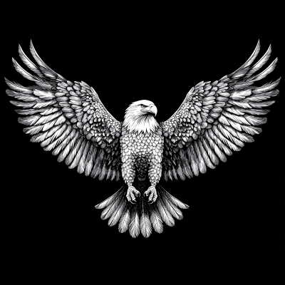 Bald Eagle Vector Illustration