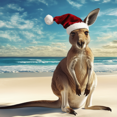 Australian Christmas Scene