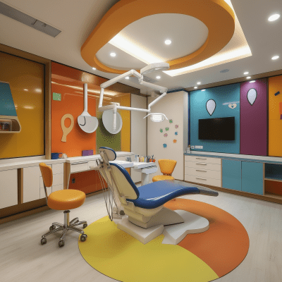 Modern Dentist Clinic Waiting Room