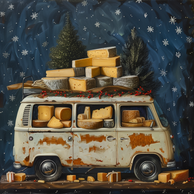 Festive Cheese Van