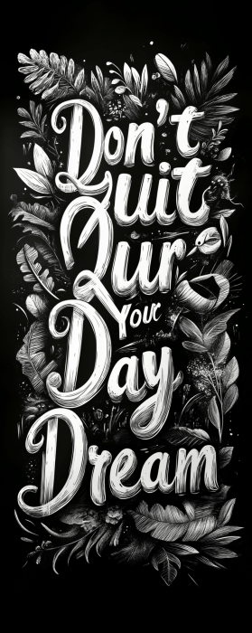 Don’t Quit Your Day Dream Poster