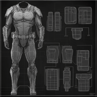 Batman Tactical Belt Blueprint