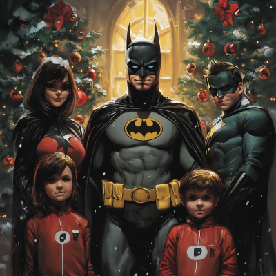 Batman Celebrates Christmas