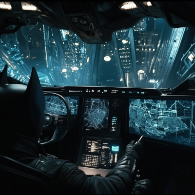 Inside the Batmobile