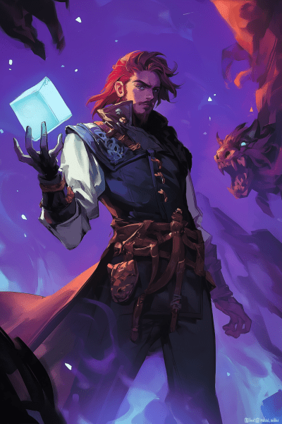 Warrior with Magical Cube