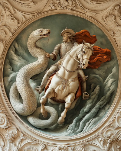 Knight and Serpent