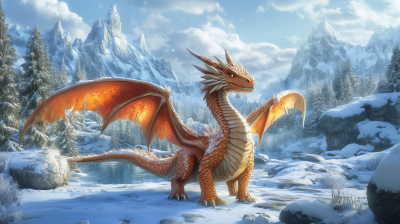 Fantasy Dragon Landscape