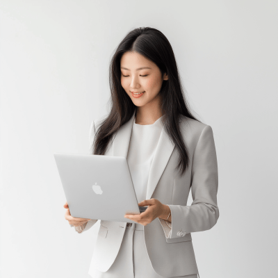 Confident East Asian Woman