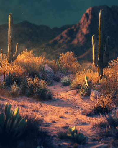 Desert Sunset Serenity