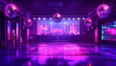 Anime Disco Party Hall