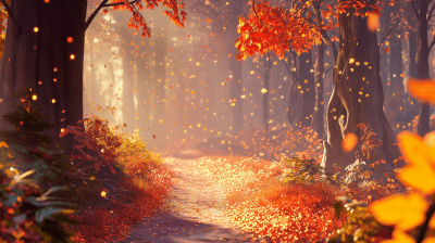 Enchanting Autumn Trail