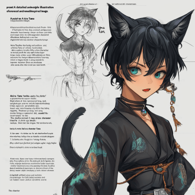 Detailed Anime Character
