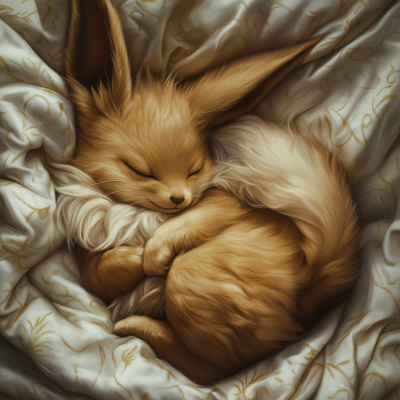 Eevee Sleeping Portrait