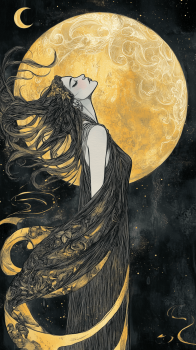 Moon Goddess Tarot Art