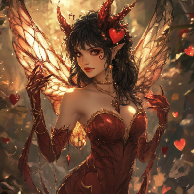 Enchanting Valentine Fairy