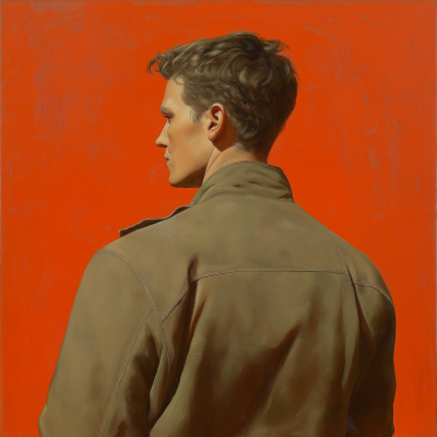 Man Looking Back