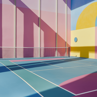 Surreal Tennis Dream