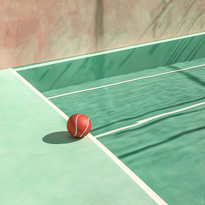 Surreal Tennis Pool
