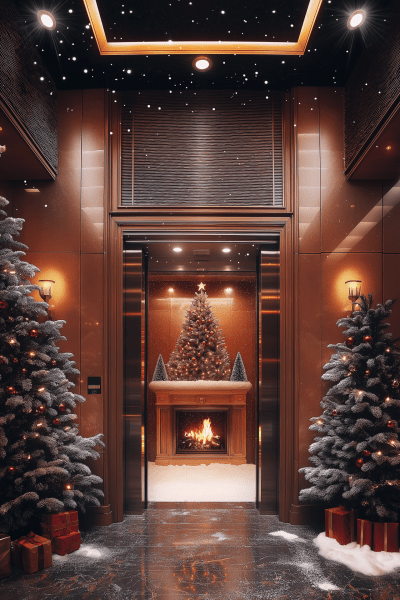 Luxury Christmas Elevator