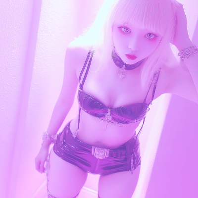 Glamorous Woman in Avant-Garde Fashion