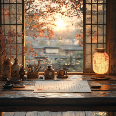 Ancient Asian Worktop