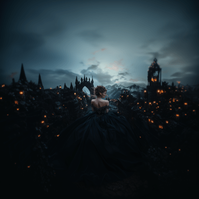 Magical Goddess in a Dark Courtroom