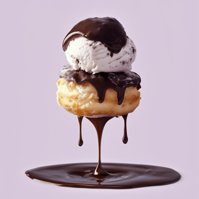 Frozen Profiterole Tower