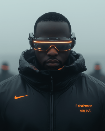 Futuristic Sports Glasses Ad
