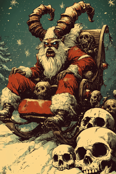 Horrific Krampus Sleigh