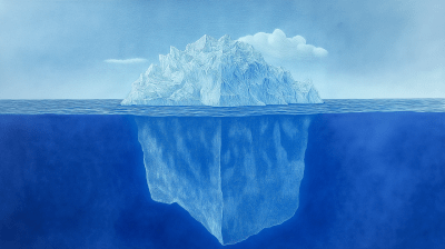 Side View of an Iceberg
