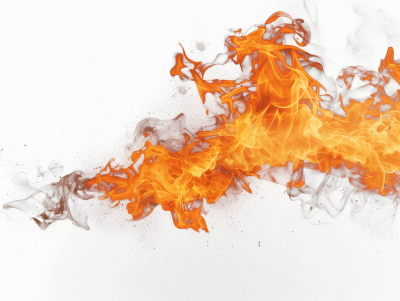 Digital Flame Illustration