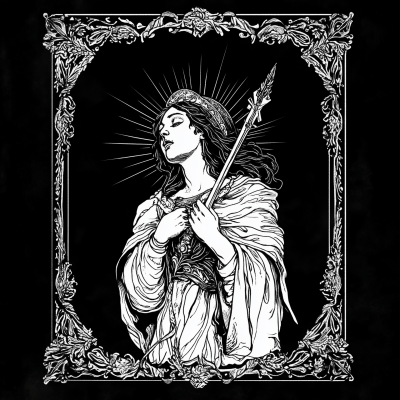 Medieval Fantasy Line Art