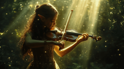 Elegant Elf Violinist