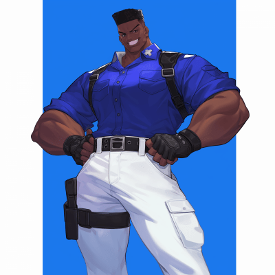 Smiling Fighter